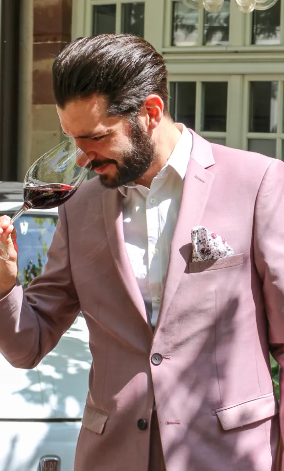 Maxime Guillot, sommelier de la Villa Casella