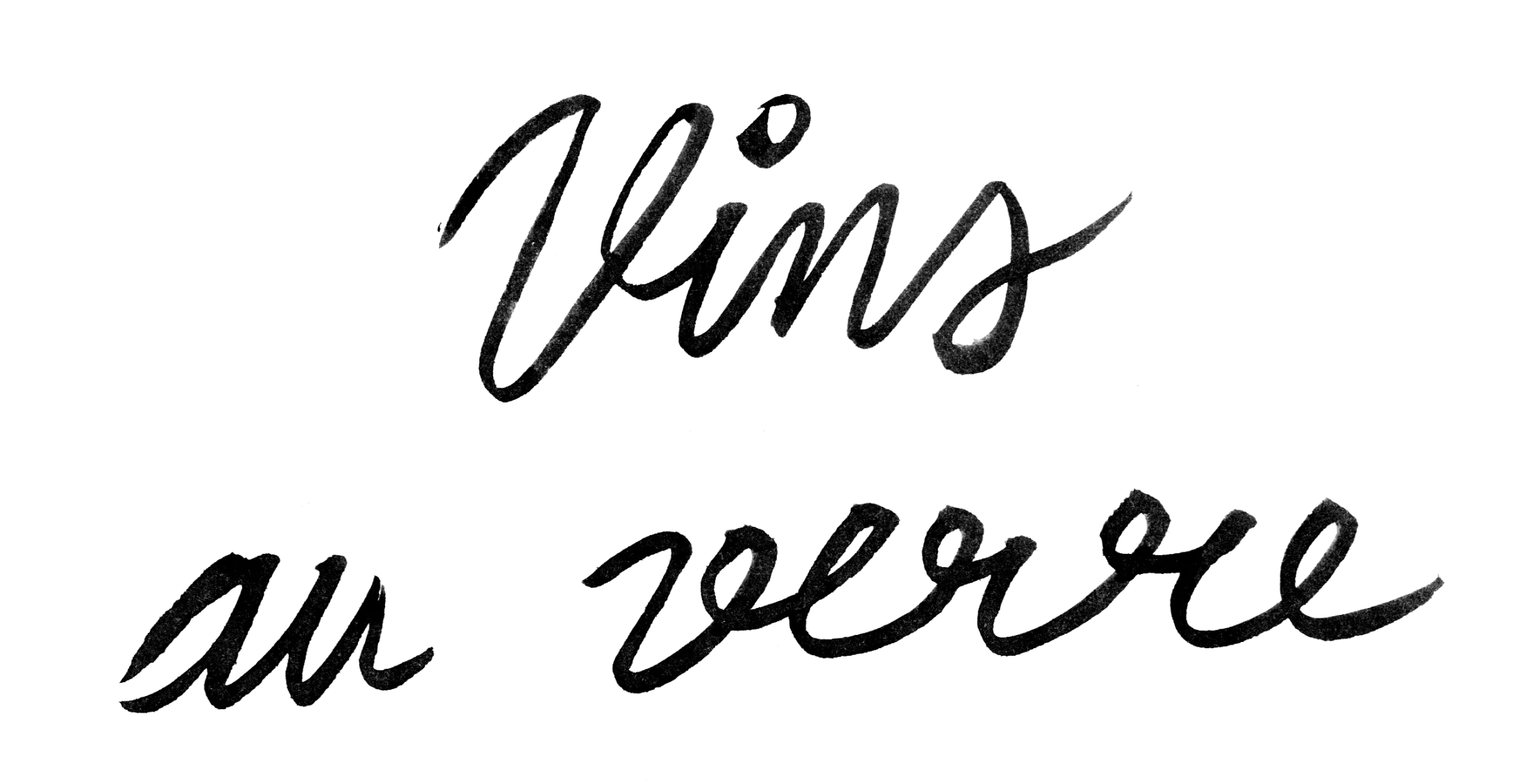 Vins au verre